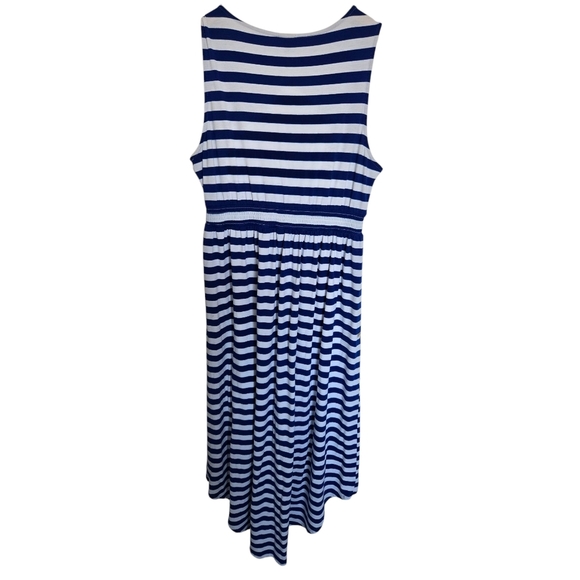 Torrid Blue/white Striped Maxi Dress Size 2 - Picture 4 of 4
